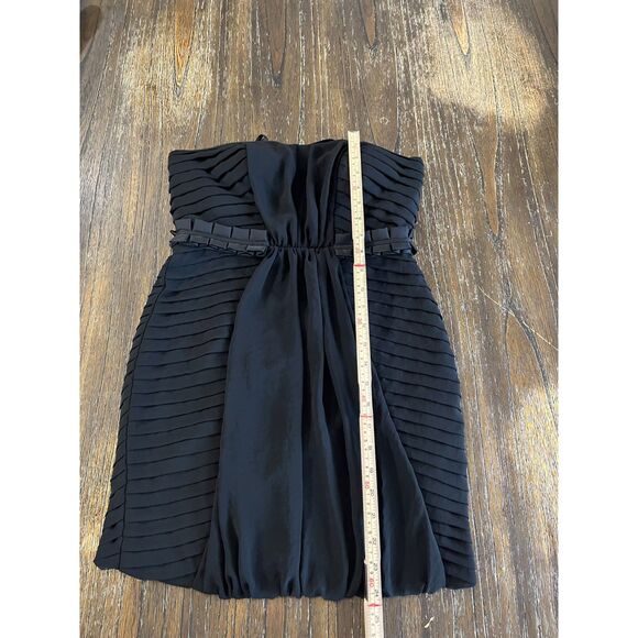 BCBGeneration Strapless Pleated Bubble-Hem Cocktail Dress | Size 0 - Picture 11 of 13